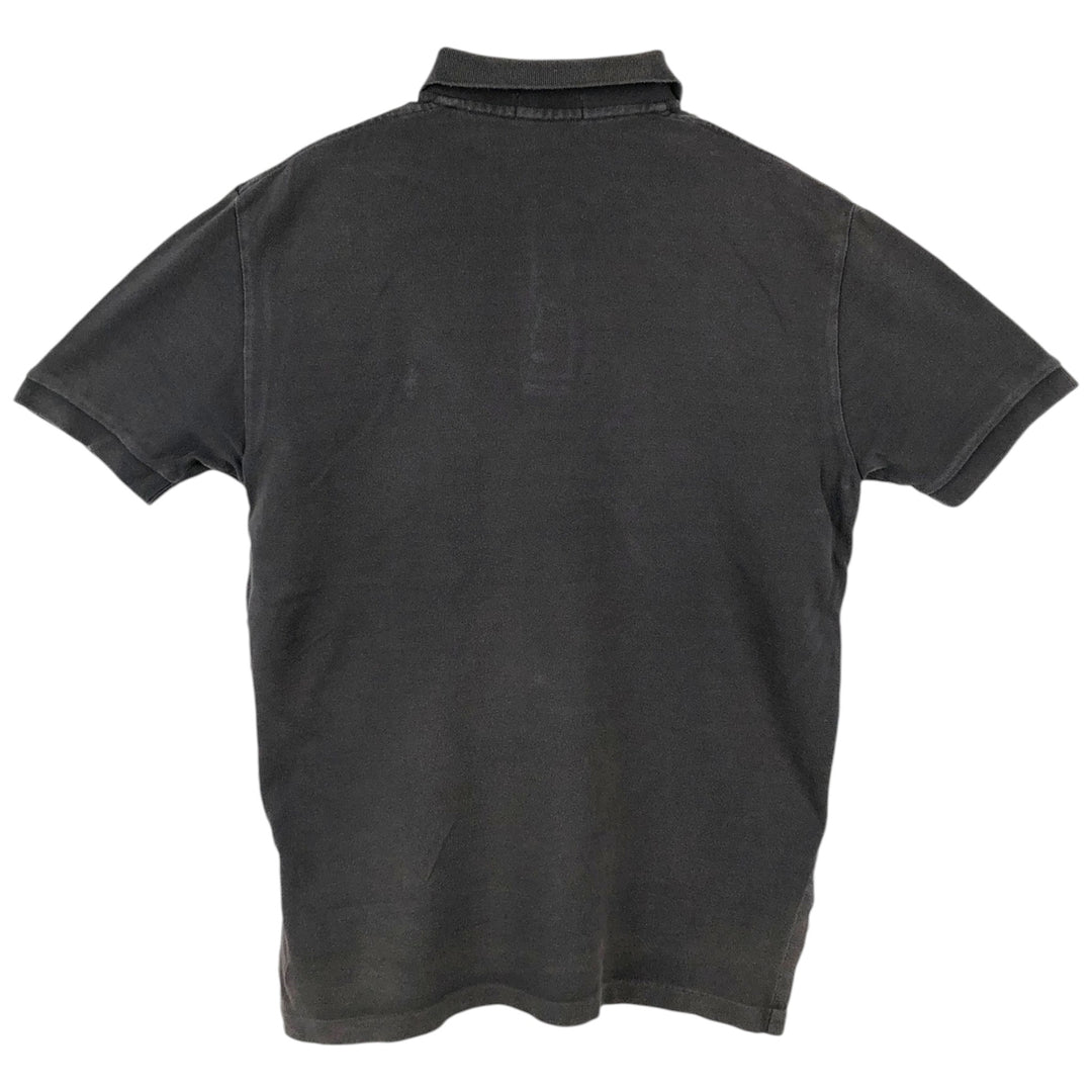 Ralph Lauren POLO RALPH LAUREN short sleeve polo shirt, men's size M cotton Charcoal Vintage Second Hand