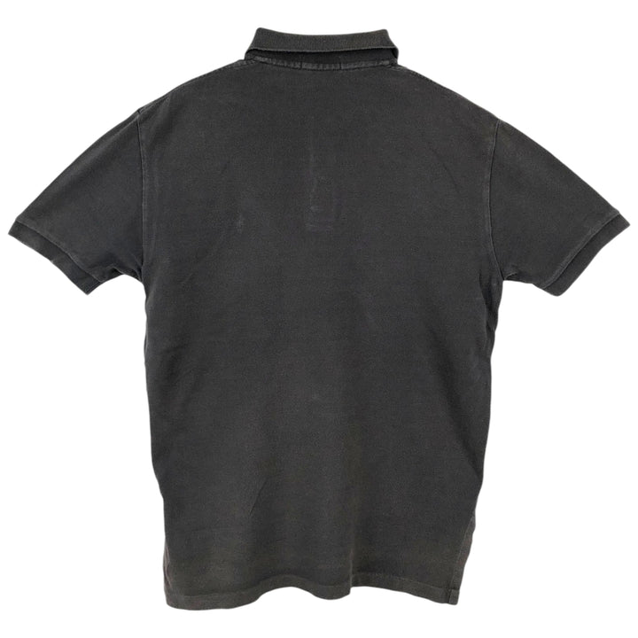 Ralph Lauren POLO RALPH LAUREN short sleeve polo shirt, men's size M cotton Charcoal Vintage Second Hand