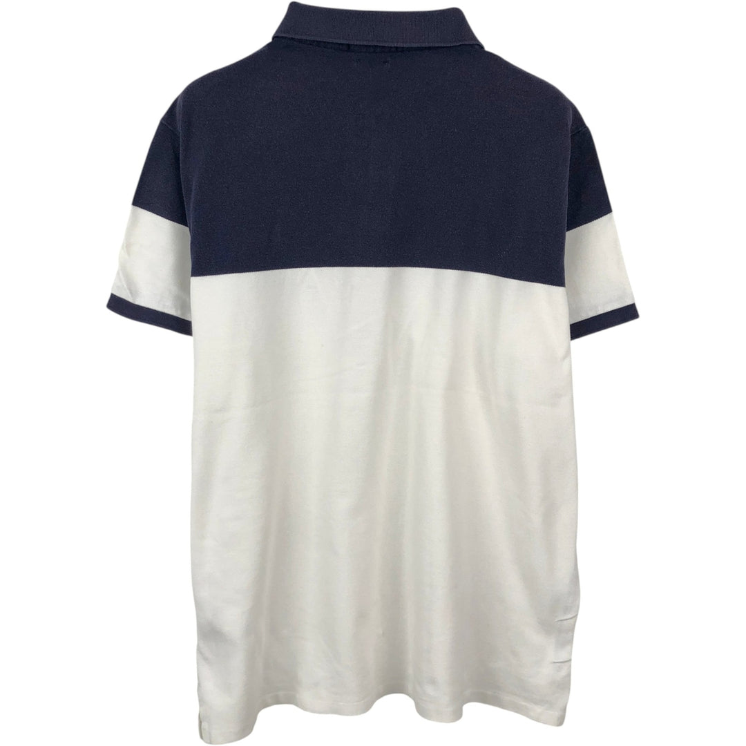 Ralph Lauren POLO RALPH LAUREN CUSTOM SLIM FIT short sleeve polo shirt men's XL equivalent cotton navy blue type Vintage Second Hand