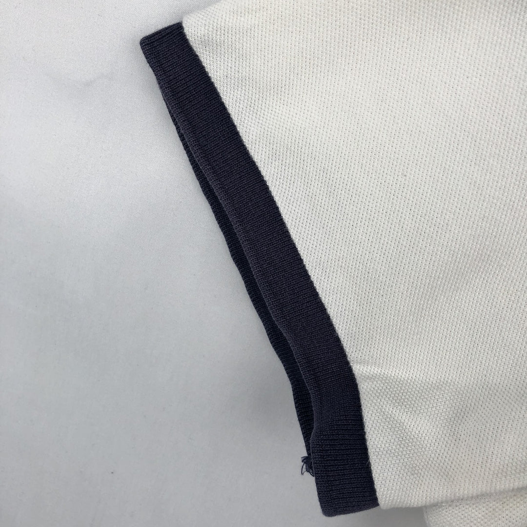 Ralph Lauren POLO RALPH LAUREN CUSTOM SLIM FIT short sleeve polo shirt men's XL equivalent cotton navy blue type Vintage Second Hand