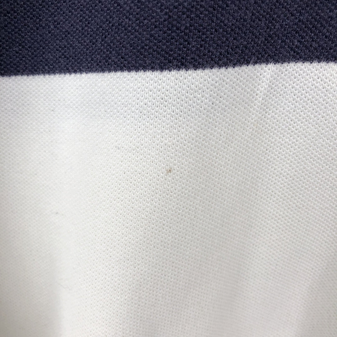 Ralph Lauren POLO RALPH LAUREN CUSTOM SLIM FIT short sleeve polo shirt men's XL equivalent cotton navy blue type Vintage Second Hand