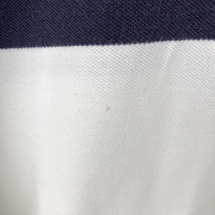 Ralph Lauren POLO RALPH LAUREN CUSTOM SLIM FIT short sleeve polo shirt men's XL equivalent cotton navy blue type Vintage Second Hand