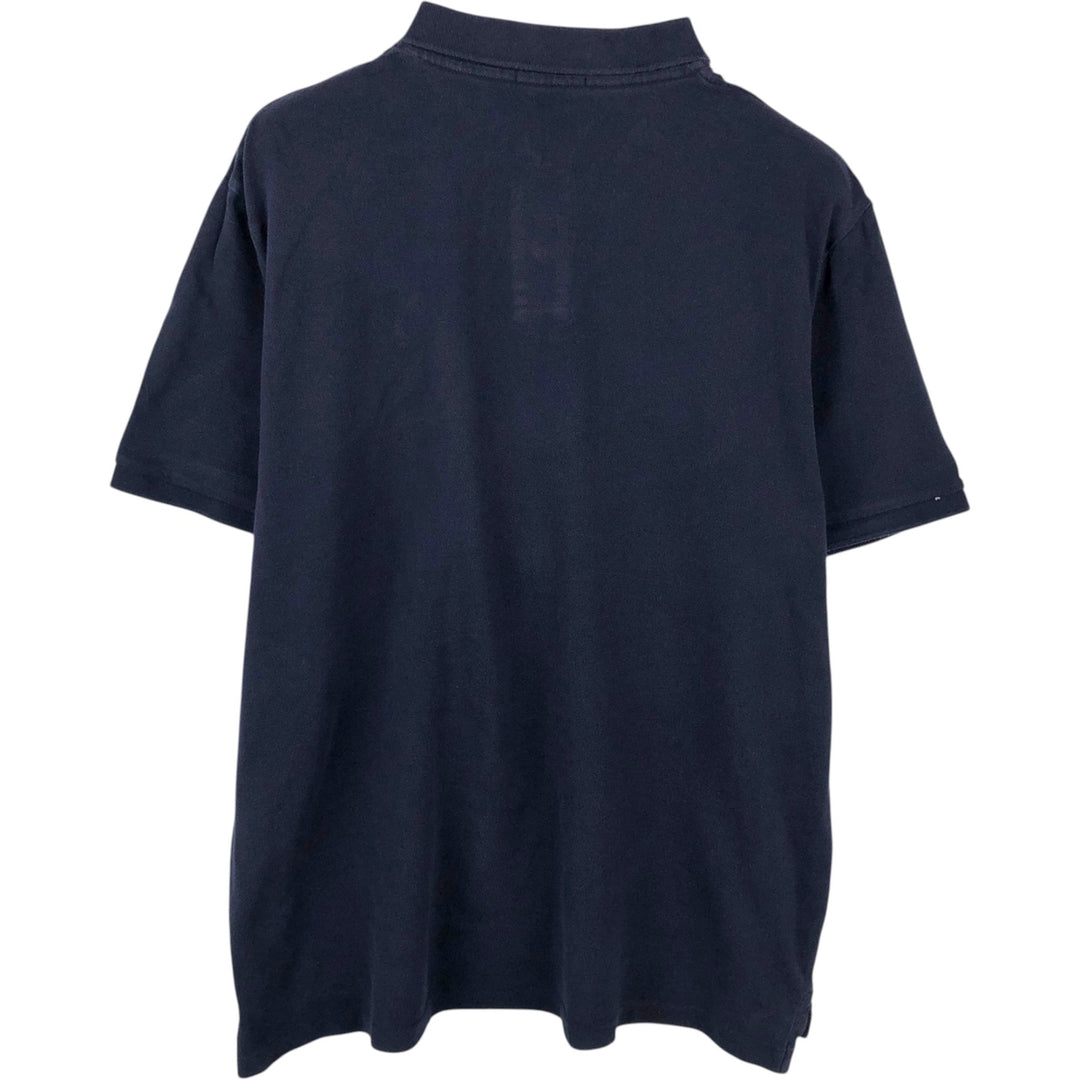 Ralph Lauren POLO RALPH LAUREN CLASSIC FIT short sleeve polo shirt men's XL equivalent cotton navy blue type Vintage Second Hand