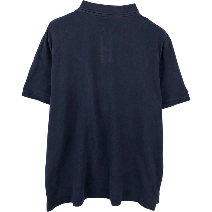 Ralph Lauren POLO RALPH LAUREN CLASSIC FIT short sleeve polo shirt men's XL equivalent cotton navy blue type Vintage Second Hand