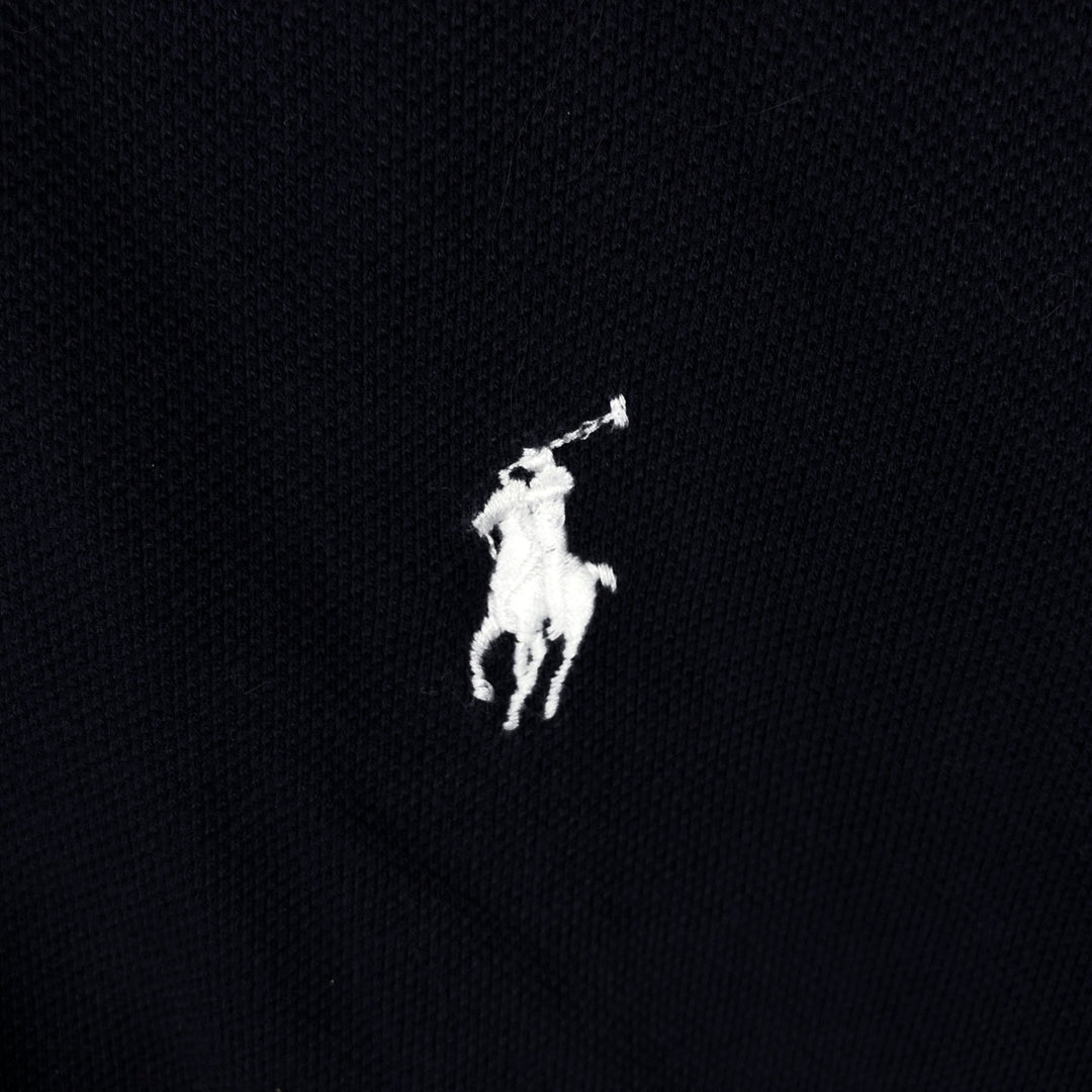 Ralph Lauren POLO RALPH LAUREN CLASSIC FIT short sleeve polo shirt men's XL equivalent cotton navy blue type Vintage Second Hand