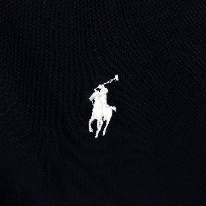 Ralph Lauren POLO RALPH LAUREN CLASSIC FIT short sleeve polo shirt men's XL equivalent cotton navy blue type Vintage Second Hand
