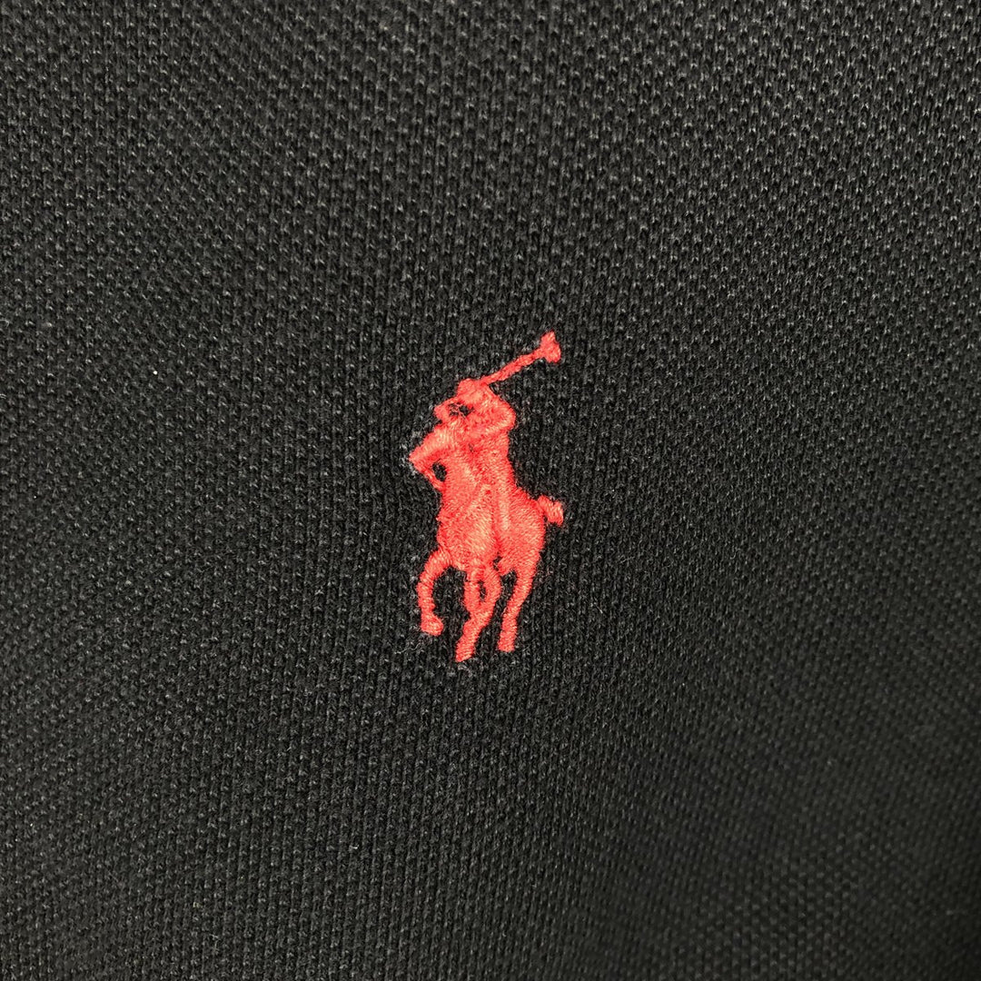 Ralph Lauren POLO RALPH LAUREN CLASSIC FIT short sleeve polo shirt men's XL equivalent cotton black type Vintage Second Hand