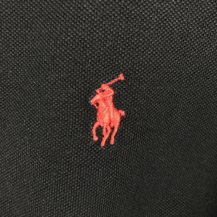 Ralph Lauren POLO RALPH LAUREN CLASSIC FIT short sleeve polo shirt men's XL equivalent cotton black type Vintage Second Hand