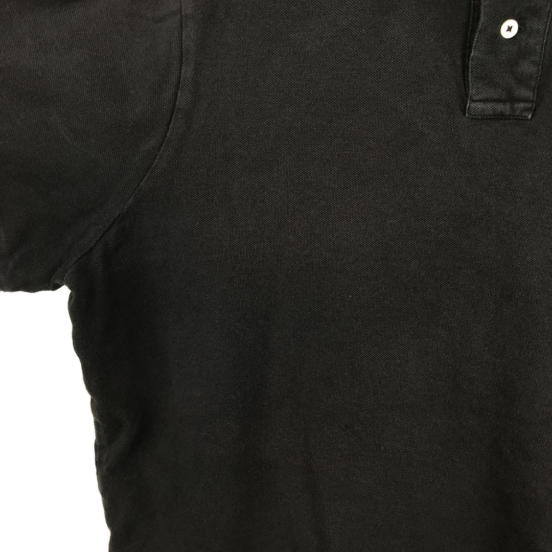 Ralph Lauren POLO RALPH LAUREN CLASSIC FIT short sleeve polo shirt men's XL equivalent cotton black type Vintage Second Hand