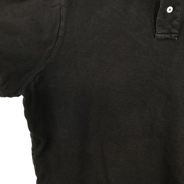 Ralph Lauren POLO RALPH LAUREN CLASSIC FIT short sleeve polo shirt men's XL equivalent cotton black type Vintage Second Hand