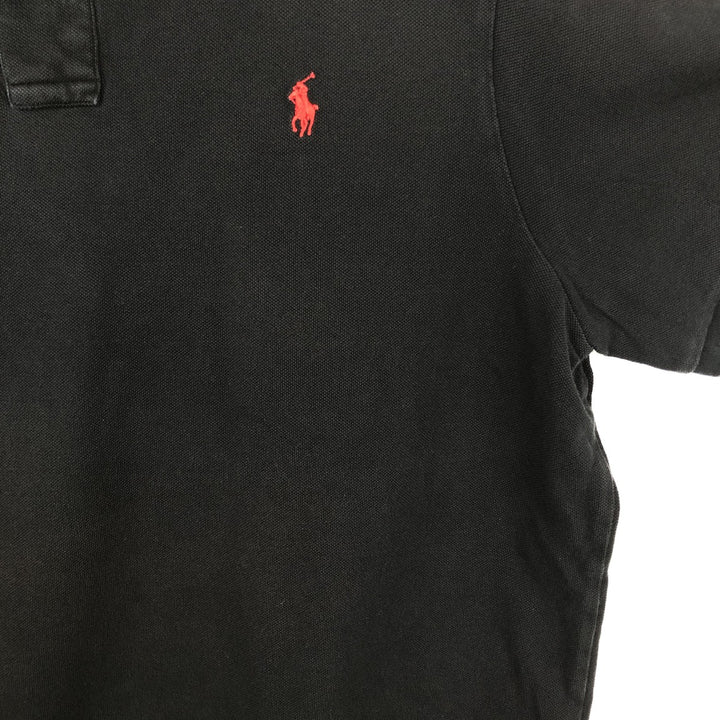Ralph Lauren POLO RALPH LAUREN CLASSIC FIT short sleeve polo shirt men's XL equivalent cotton black type Vintage Second Hand