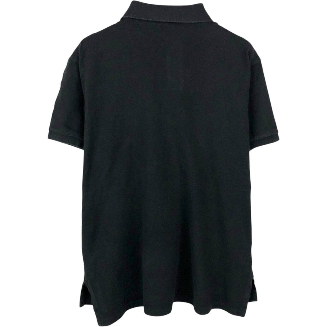 Ralph Lauren POLO RALPH LAUREN CUSTOM FIT short sleeve polo shirt men's XL equivalent cotton black type Vintage Second Hand