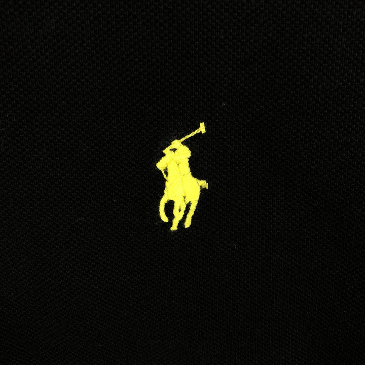 Ralph Lauren POLO RALPH LAUREN CUSTOM FIT short sleeve polo shirt men's XL equivalent cotton black type Vintage Second Hand