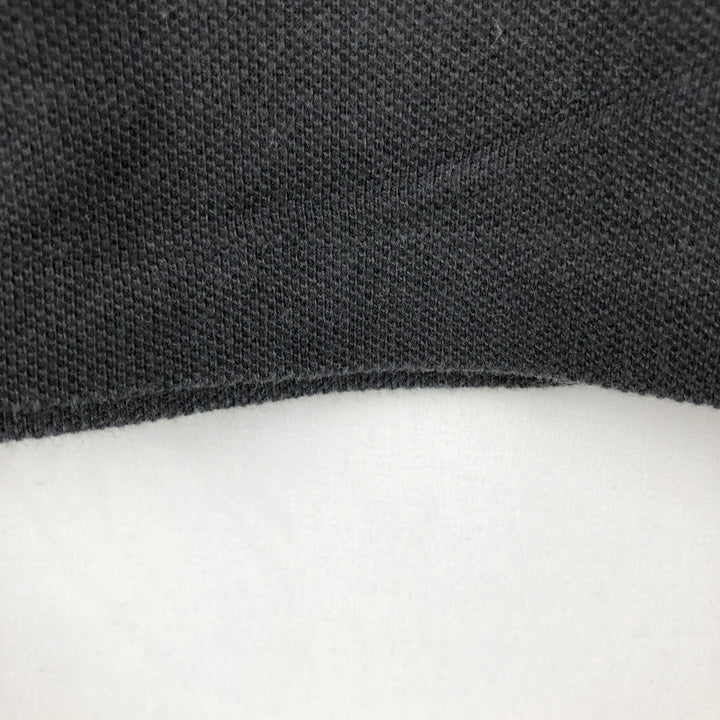 Ralph Lauren POLO RALPH LAUREN CUSTOM FIT short sleeve polo shirt men's XL equivalent cotton black type Vintage Second Hand