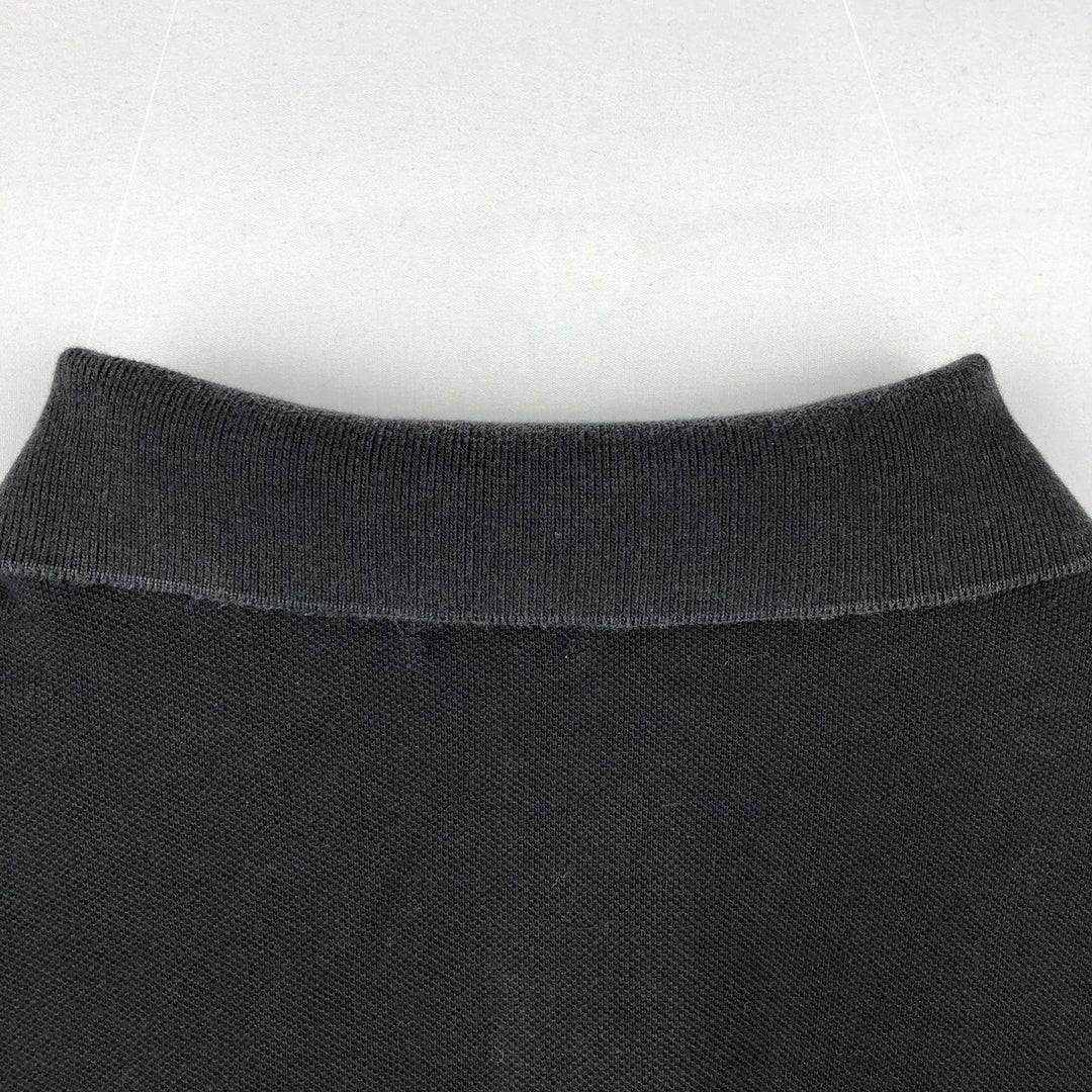 Ralph Lauren POLO RALPH LAUREN CUSTOM FIT short sleeve polo shirt men's XL equivalent cotton black type Vintage Second Hand