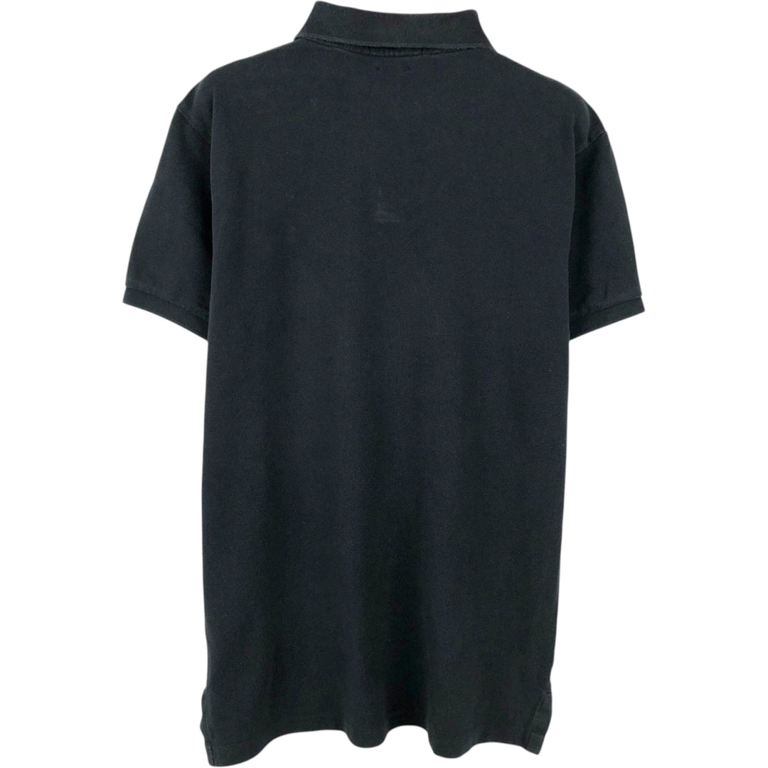 Ralph Lauren POLO RALPH LAUREN CUSTOM SLIM FIT short sleeve polo shirt men's size S cotton black type Vintage Second Hand