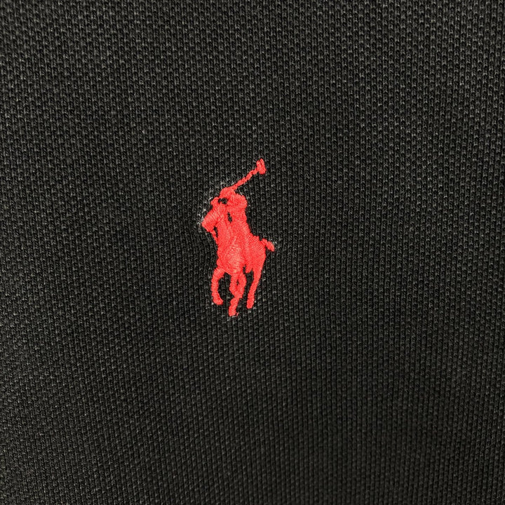 Ralph Lauren POLO RALPH LAUREN CUSTOM SLIM FIT short sleeve polo shirt men's size S cotton black type Vintage Second Hand
