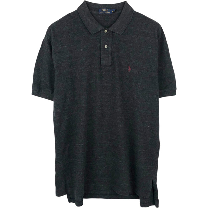 Ralph Lauren POLO RALPH LAUREN short sleeve polo shirt men's XL equivalent cotton black type Vintage Second Hand