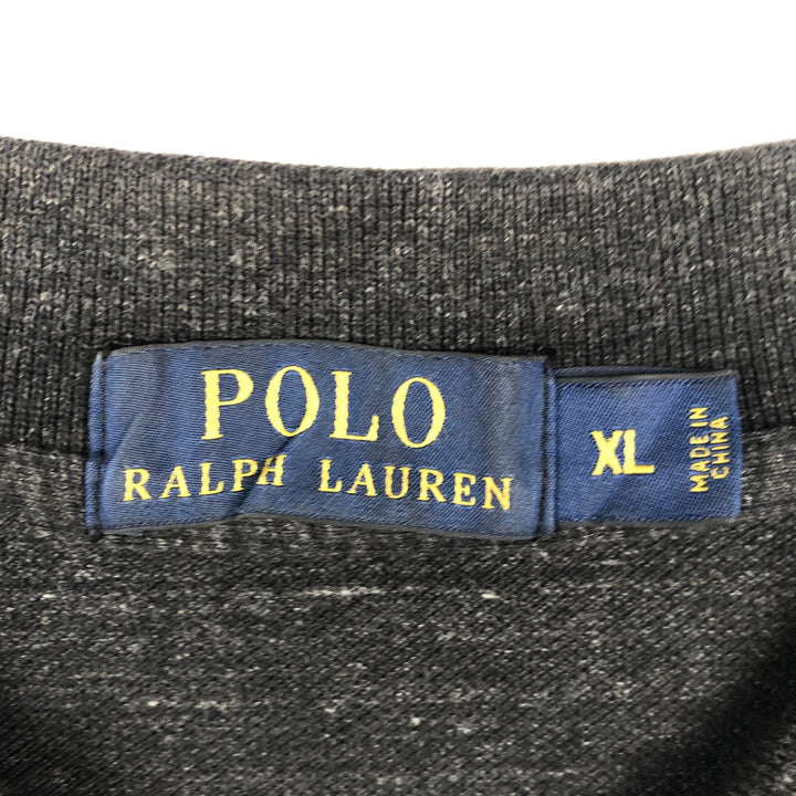 Ralph Lauren POLO RALPH LAUREN short sleeve polo shirt men's XL equivalent cotton black type Vintage Second Hand