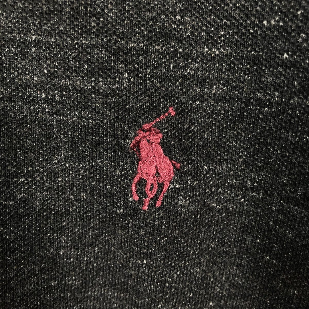 Ralph Lauren POLO RALPH LAUREN short sleeve polo shirt men's XL equivalent cotton black type Vintage Second Hand
