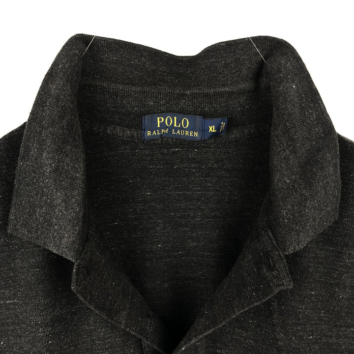 Ralph Lauren POLO RALPH LAUREN short sleeve polo shirt men's XL equivalent cotton black type Vintage Second Hand