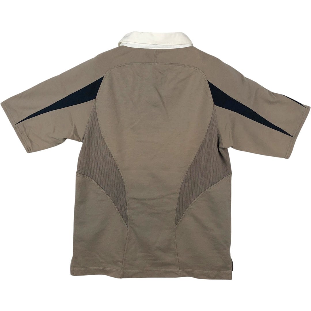 Nike FFR French Rugby Federation Short-Sleeve Rugby Shirt, Men's Size S (approx.) cotton beige type brown Vintage Second Hand
