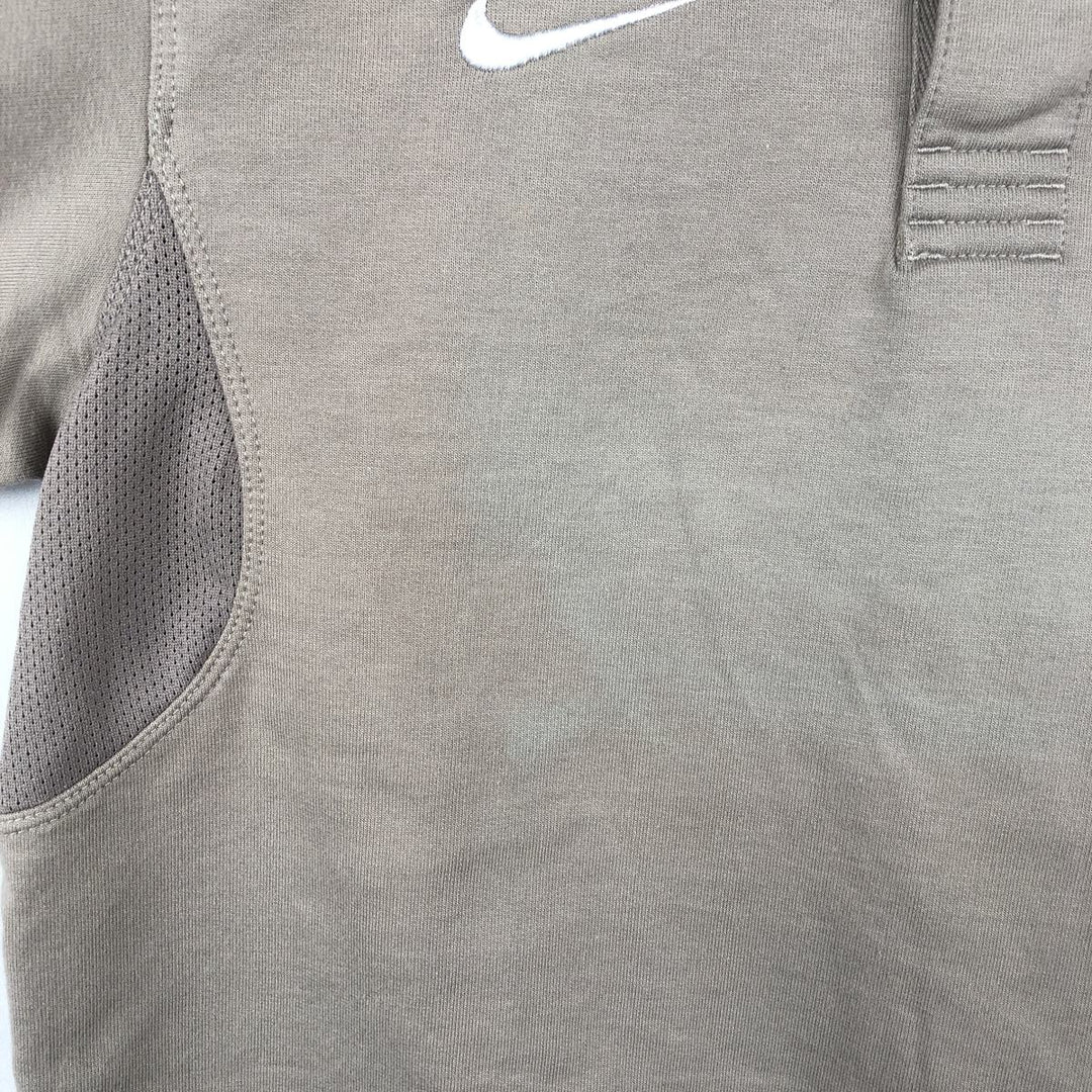 Nike FFR French Rugby Federation Short-Sleeve Rugby Shirt, Men's Size S (approx.) cotton beige type brown Vintage Second Hand