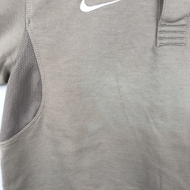 Nike FFR French Rugby Federation Short-Sleeve Rugby Shirt, Men's Size S (approx.) cotton beige type brown Vintage Second Hand