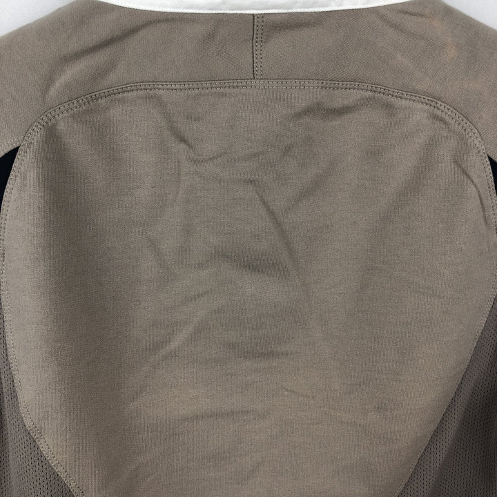 Nike FFR French Rugby Federation Short-Sleeve Rugby Shirt, Men's Size S (approx.) cotton beige type brown Vintage Second Hand