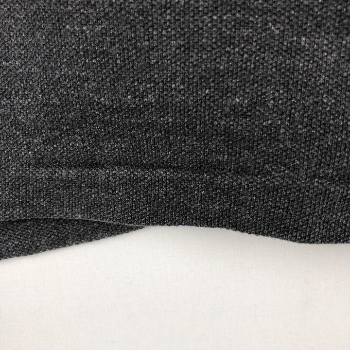 Ralph Lauren POLO RALPH LAUREN CUSTOM SLIM FIT short sleeve polo shirt, men's size L cotton Charcoal Vintage Second Hand