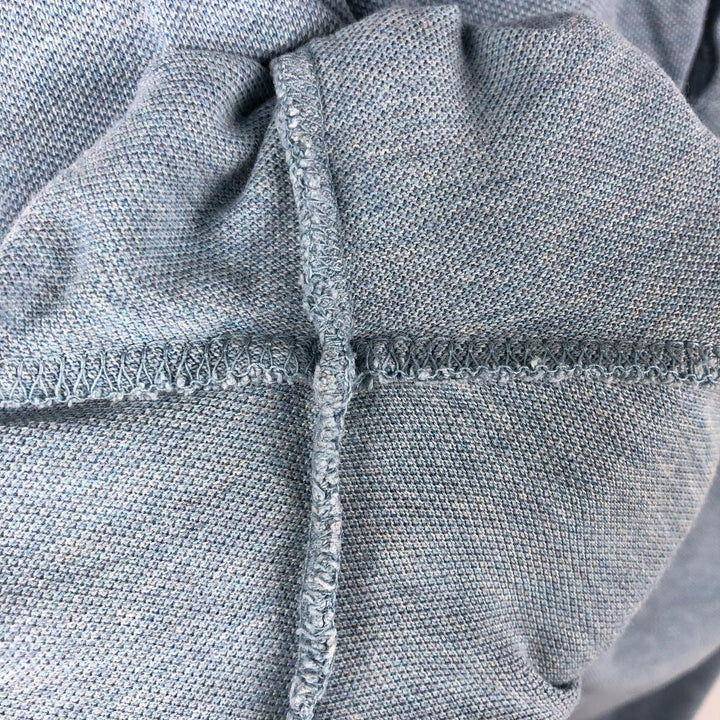 Ralph Lauren POLO RALPH LAUREN CUSTOM FIT short sleeve polo shirt men's size L cotton Blue type light blue Vintage Second Hand
