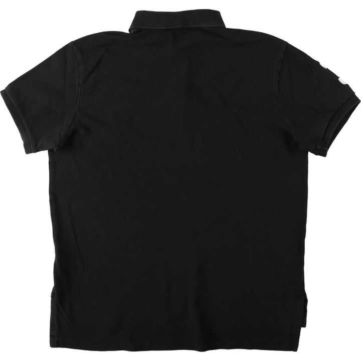 Ralph Lauren POLO RALPH LAUREN CUSTOM FIT Big Pony Short Sleeve Polo Shirt Men's L size cotton black type Vintage Second Hand