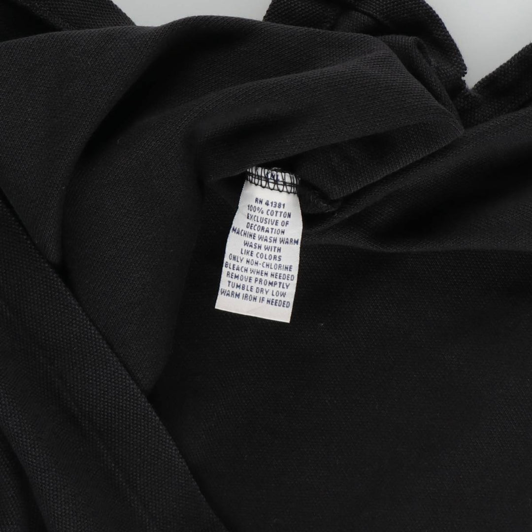 Ralph Lauren POLO RALPH LAUREN CUSTOM FIT Big Pony Short Sleeve Polo Shirt Men's L size cotton black type Vintage Second Hand