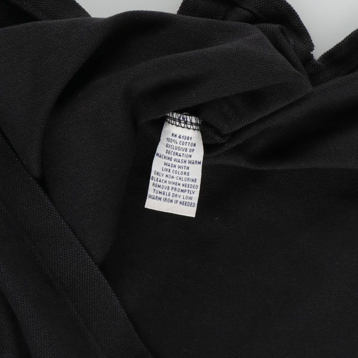 Ralph Lauren POLO RALPH LAUREN CUSTOM FIT Big Pony Short Sleeve Polo Shirt Men's L size cotton black type Vintage Second Hand