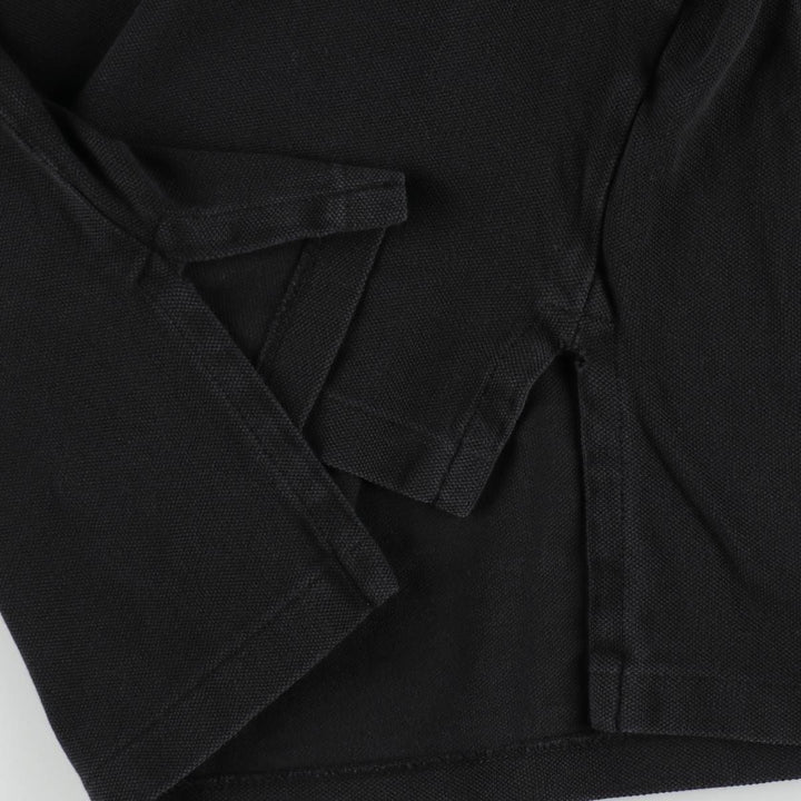 Ralph Lauren POLO RALPH LAUREN CUSTOM FIT Big Pony Short Sleeve Polo Shirt Men's L size cotton black type Vintage Second Hand