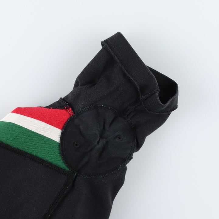 Ralph Lauren POLO by Ralph Lauren CUSTOM FIT Short-Sleeve Rugby Shirt, Men's Size XL (approx.) cotton black type Vintage Second Hand