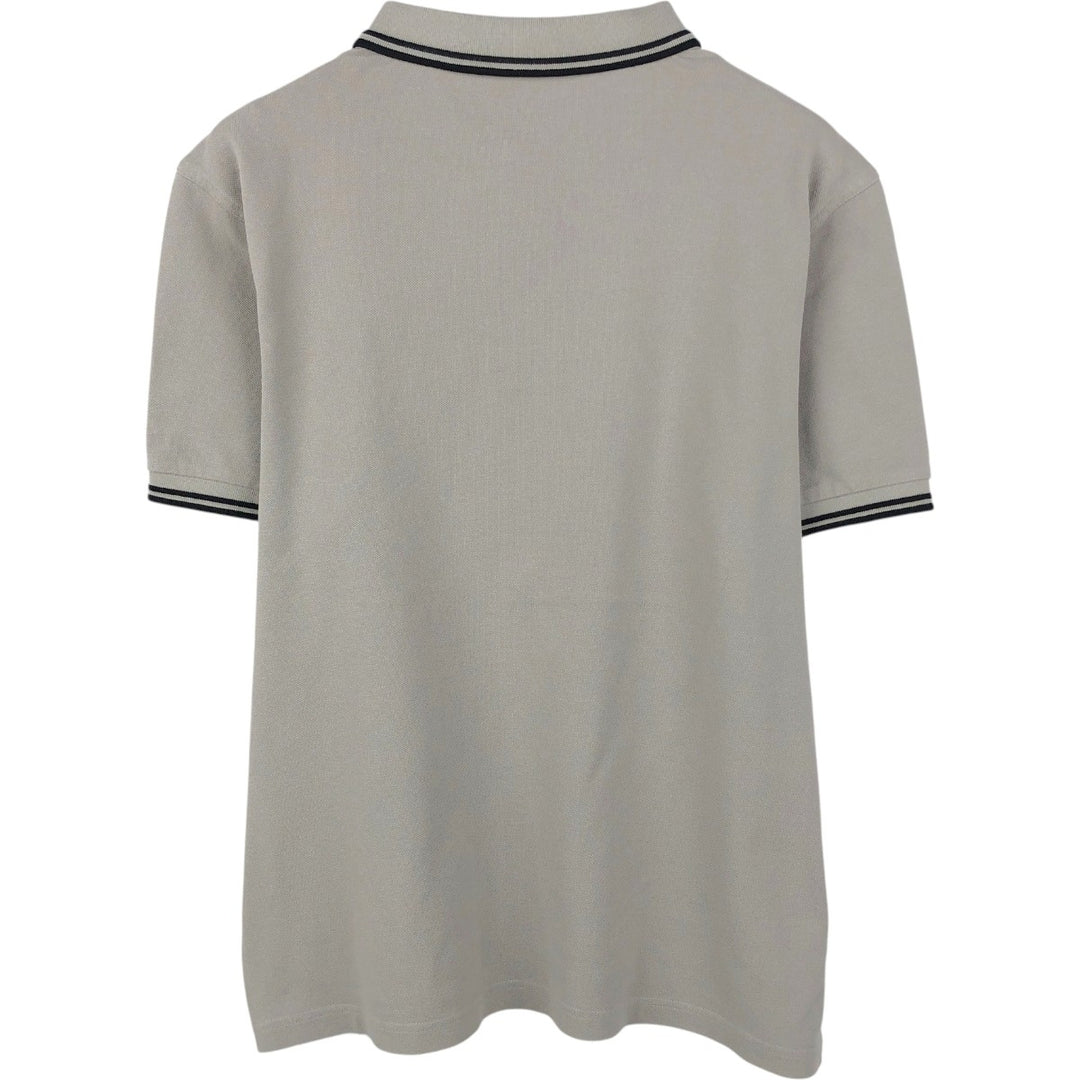 Fred Perry short-sleeved polo shirt, men's size XL cotton gray type Vintage Second Hand