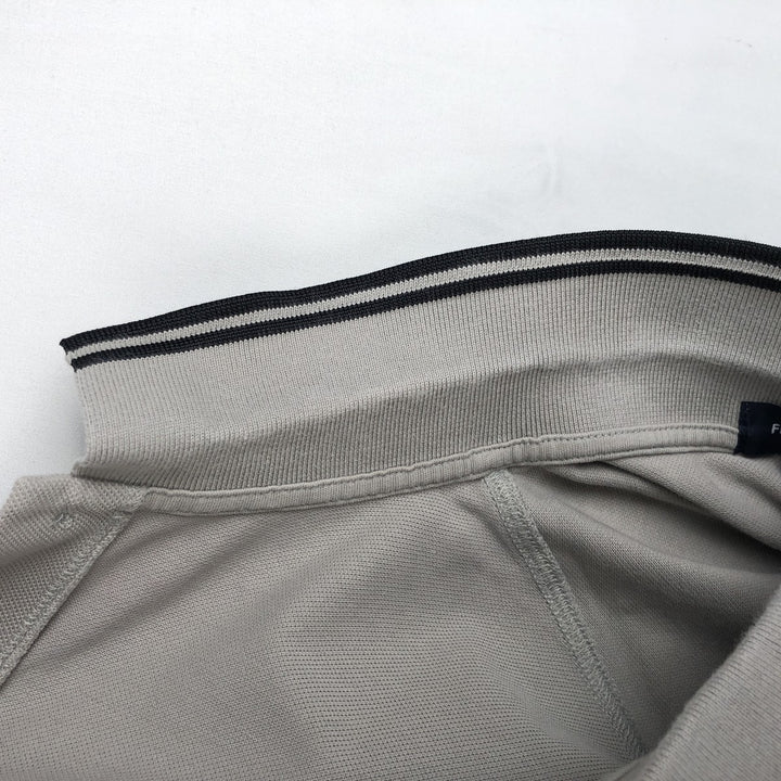 Fred Perry short-sleeved polo shirt, men's size XL cotton gray type Vintage Second Hand