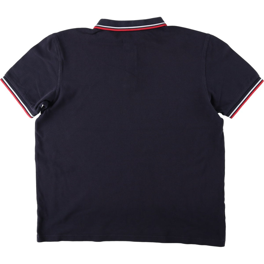 Fred Perry short-sleeved polo shirt, men's size XL cotton black type Vintage Second Hand