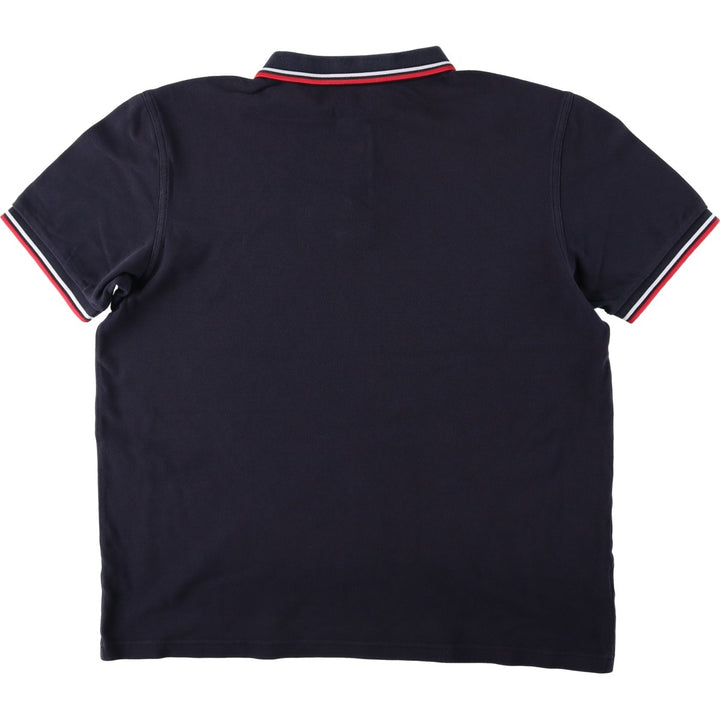 Fred Perry short-sleeved polo shirt, men's size XL cotton black type Vintage Second Hand