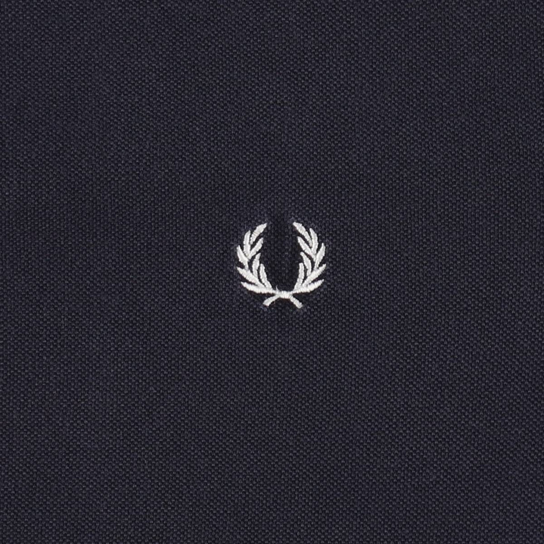 Fred Perry short-sleeved polo shirt, men's size XL cotton navy blue type Vintage Second Hand