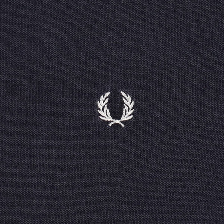 Fred Perry short-sleeved polo shirt, men's size XL cotton navy blue type Vintage Second Hand