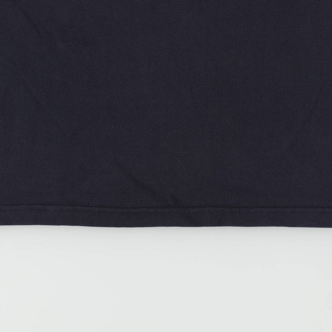Fred Perry short-sleeved polo shirt, men's size XL cotton navy blue type Vintage Second Hand