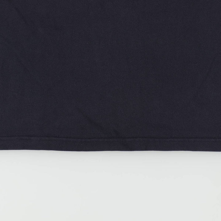 Fred Perry short-sleeved polo shirt, men's size XL cotton navy blue type Vintage Second Hand