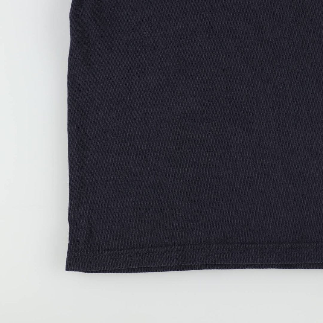 Fred Perry short-sleeved polo shirt, men's size XL cotton navy blue type Vintage Second Hand