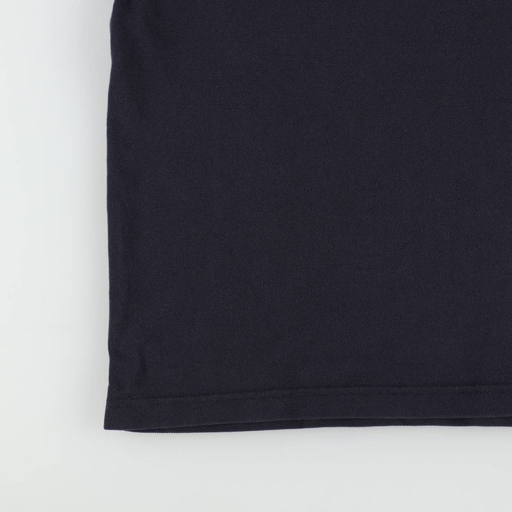 Fred Perry short-sleeved polo shirt, men's size XL cotton navy blue type Vintage Second Hand