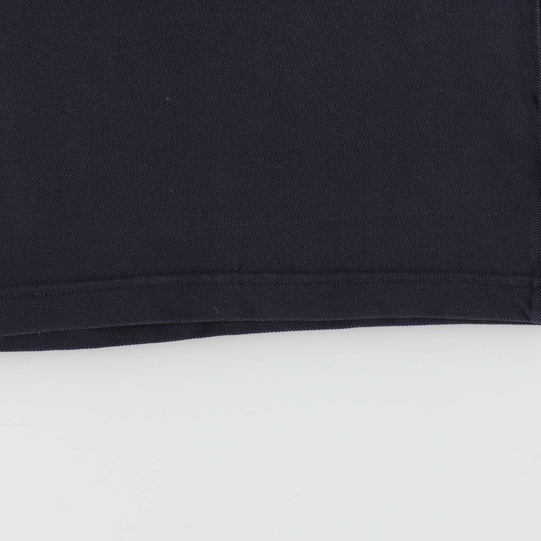 Fred Perry short-sleeved polo shirt, men's size XL cotton navy blue type Vintage Second Hand