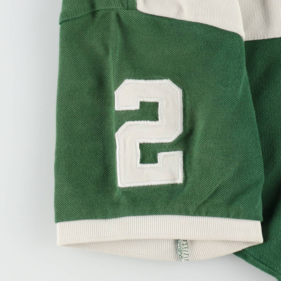 Ralph Lauren POLO RALPH LAUREN CUSTOM FIT short sleeve polo shirt men's M equivalent cotton green type Vintage Second Hand