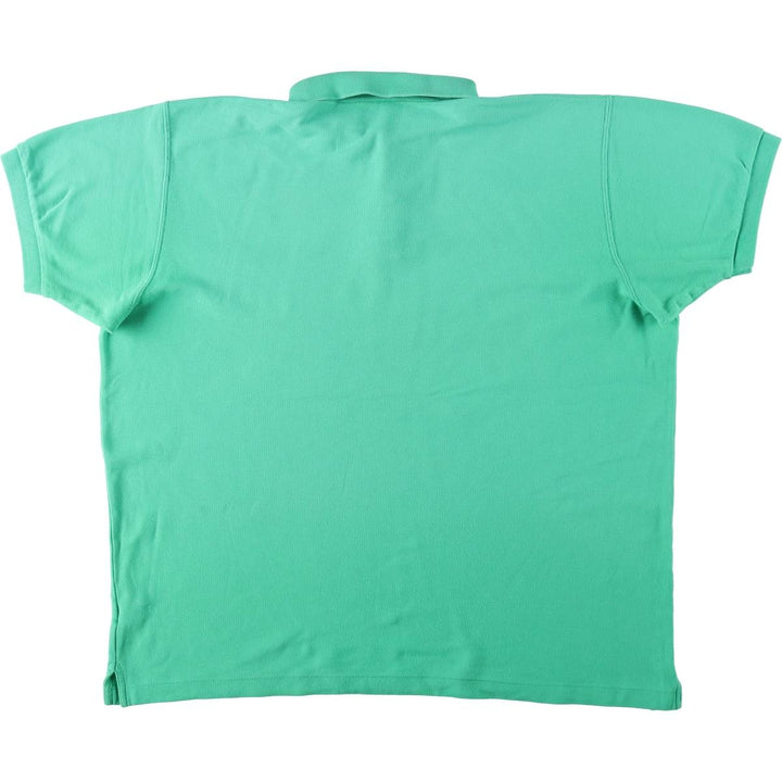 1990'S Patagonia 52821S2 Short Sleeve Polo Shirt, Men's Size XL (Equivalent), Vintage cotton Emerald green Vintage Second Hand