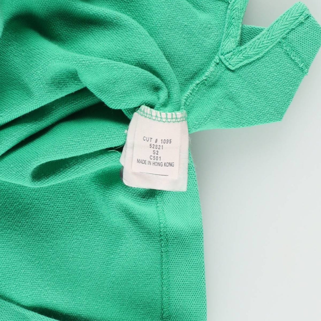 1990'S Patagonia 52821S2 Short Sleeve Polo Shirt, Men's Size XL (Equivalent), Vintage cotton Emerald green Vintage Second Hand
